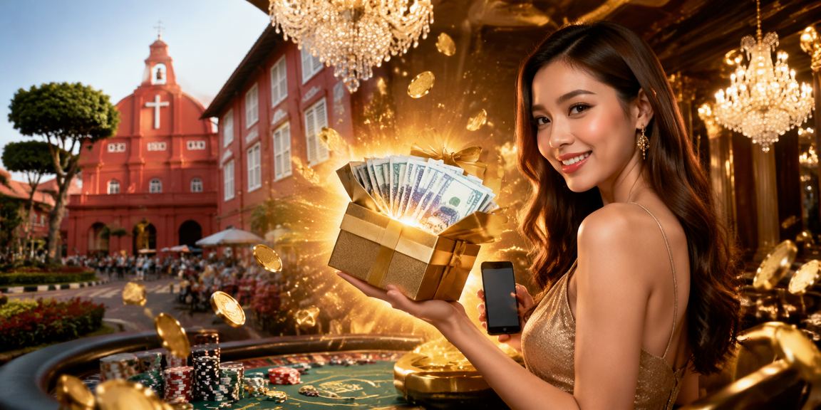 Pemain Malaysia menggunakan telefon pintar untuk membeli tiket loteri dalam talian di Melaka